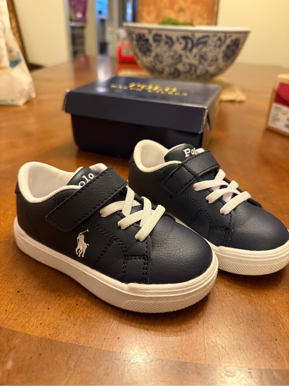 Polo Ralph Lauren Kids Sutton PS Sneakers in Navy